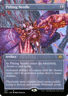 Pithing Needle (Borderless) (397) [Double Masters 2022] foil - Deck Out Gaming