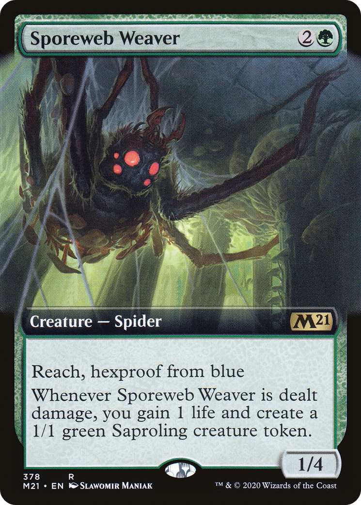 Sporeweb Weaver (Extended Art) (378) [Core Set 2021] foil - Deck Out Gaming