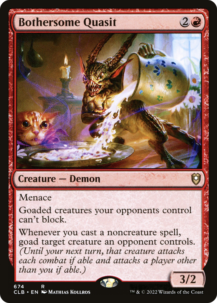 Bothersome Quasit (674) [Commander Legends: Battle for Baldur's Gate] - Deck Out Gaming