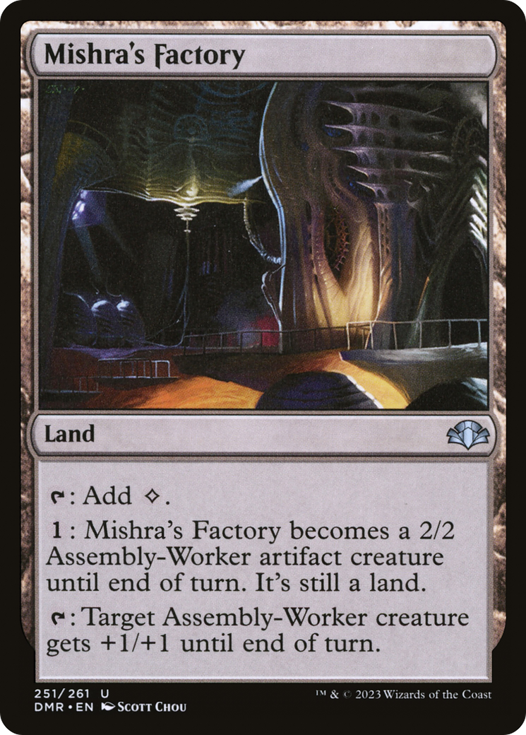 Mishra's Factory (251) [Dominaria Remastered] foil - Deck Out Gaming