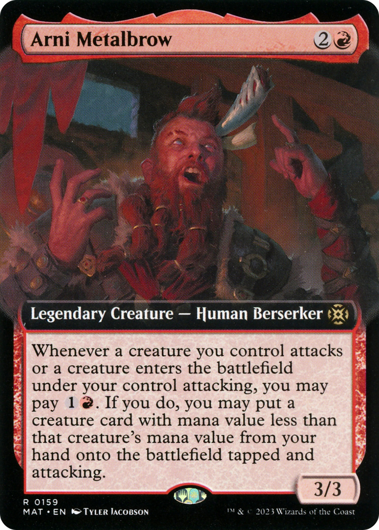 Arni Metalbrow (Extended Art) (159) [March of the Machine: The Aftermath] foil - Deck Out Gaming