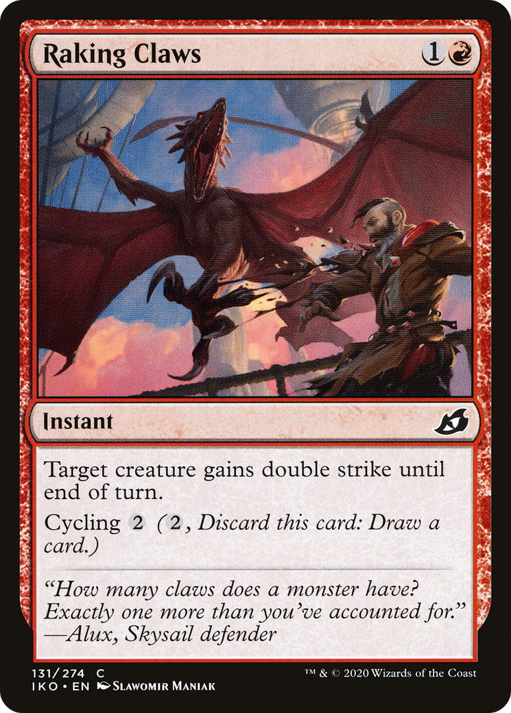 Raking Claws (131) [Ikoria: Lair of Behemoths] foil - Deck Out Gaming