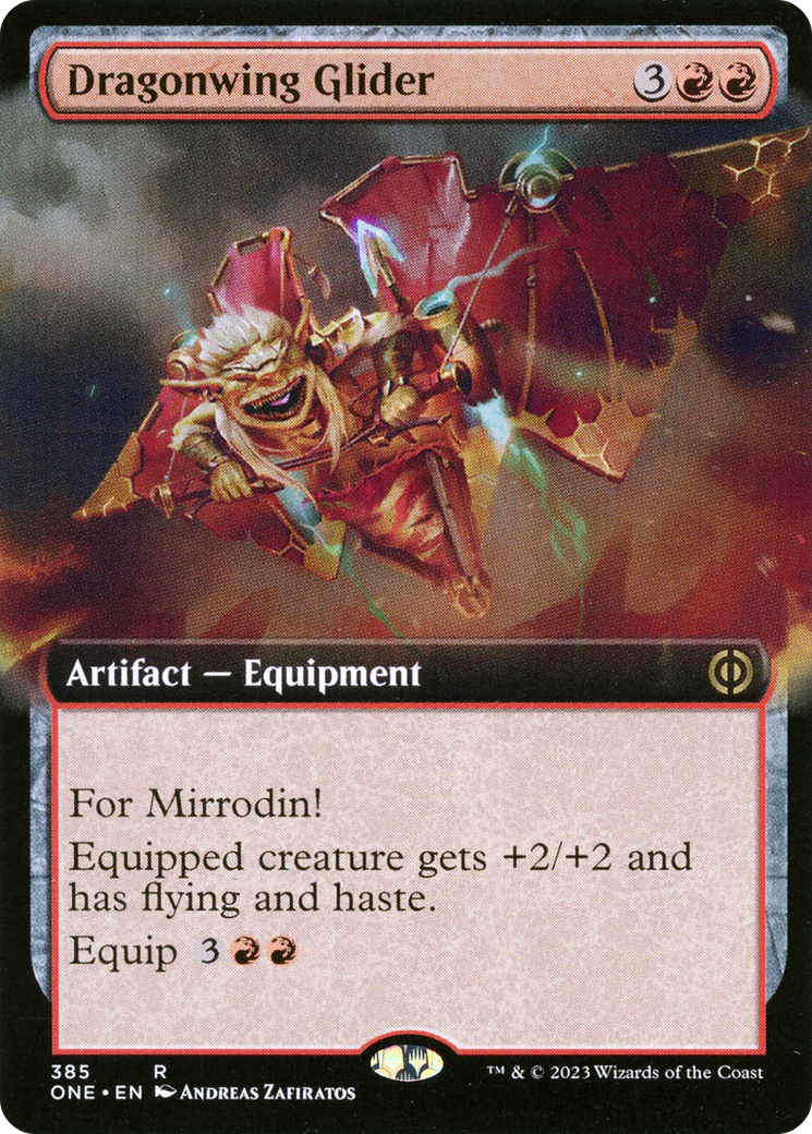 Dragonwing Glider (Extended Art) (385) [Phyrexia: All Will Be One] foil - Deck Out Gaming