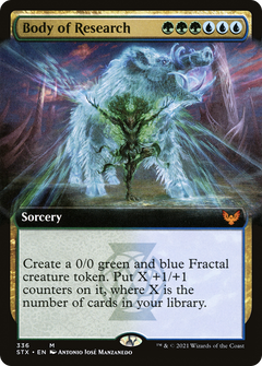 Body of Research (Extended Art) (336) [Strixhaven: School of Mages] foil - Deck Out Gaming