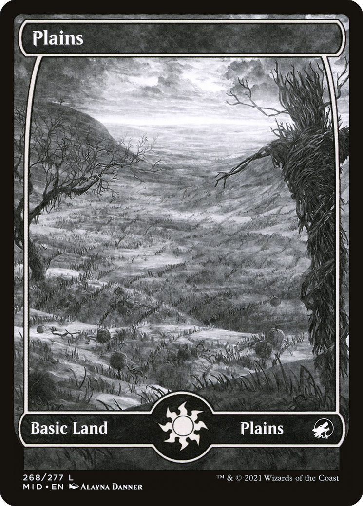 Plains (268) [Innistrad: Midnight Hunt] foil - Deck Out Gaming
