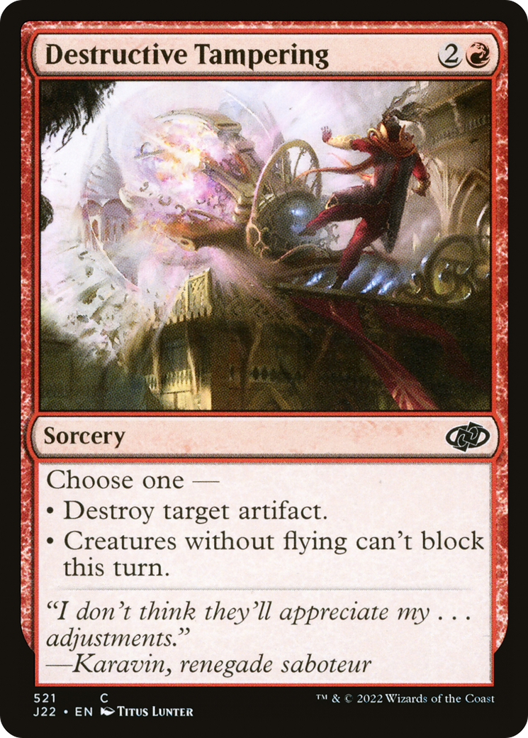 Destructive Tampering (521) [Jumpstart 2022] - Deck Out Gaming