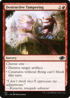 Destructive Tampering (521) [Jumpstart 2022] - Deck Out Gaming