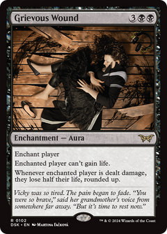 Grievous Wound (102) [Duskmourn: House of Horror] foil - Deck Out Gaming