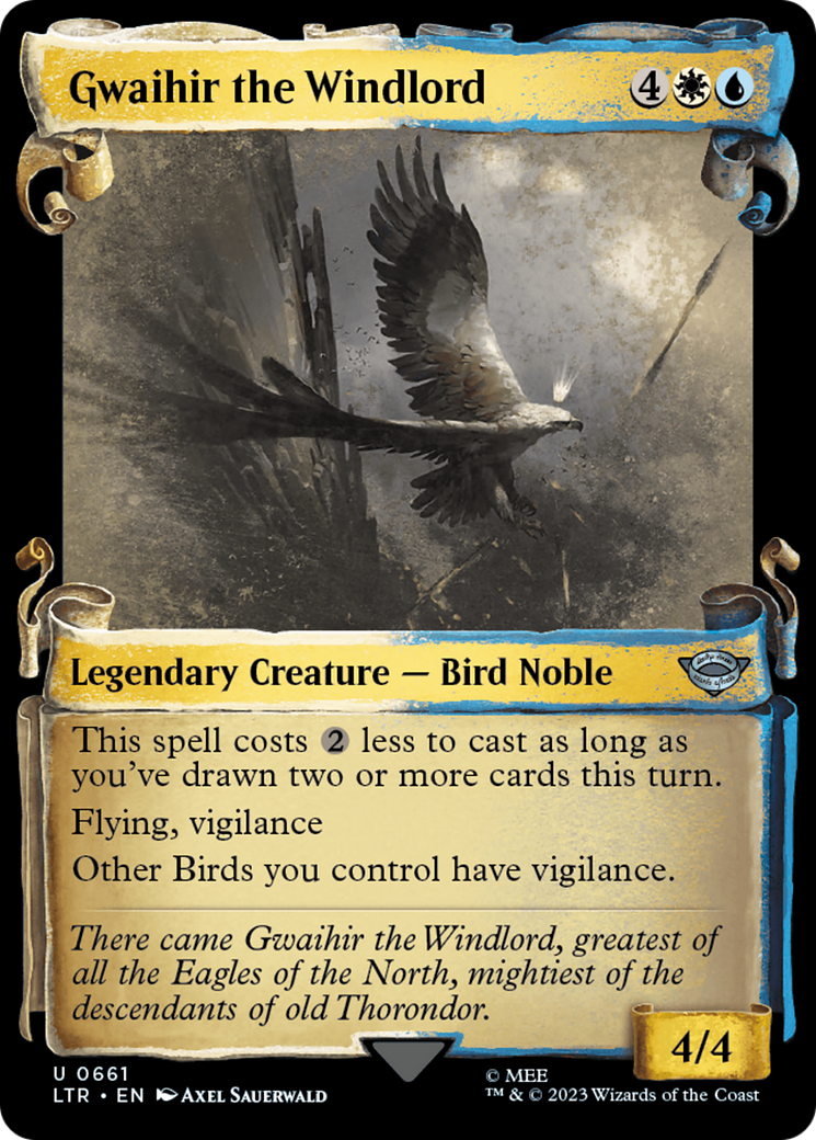 Gwaihir the Windlord (Showcase Scrolls) (661) [The Lord of the Rings: Tales of Middle-earth] - Deck Out Gaming