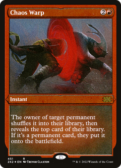 Chaos Warp (Foil Etched) (451) [Double Masters 2022] foil - Deck Out Gaming
