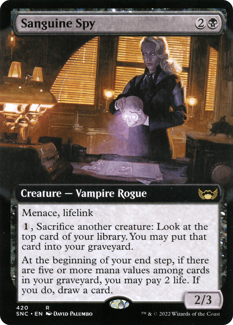 Sanguine Spy (Extended Art) (420) [Streets of New Capenna] foil - Deck Out Gaming