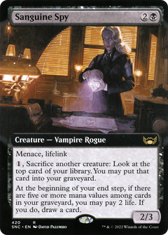 Sanguine Spy (Extended Art) (420) [Streets of New Capenna] foil - Deck Out Gaming