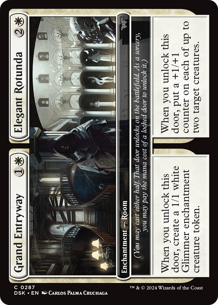 Grand Entryway // Elegant Rotunda (0287) (287) [Duskmourn: House of Horror] - Deck Out Gaming