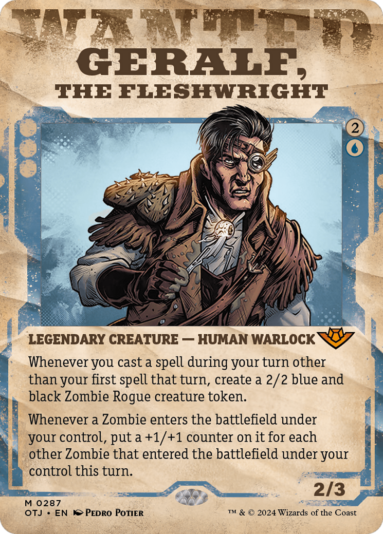Geralf, the Fleshwright (Showcase) (287) [Outlaws of Thunder Junction] - Deck Out Gaming