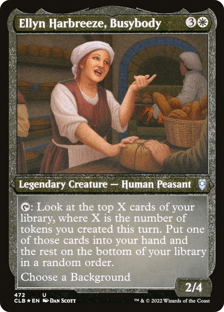Ellyn Harbreeze, Busybody (472) [Commander Legends: Battle for Baldur's Gate] etched - Deck Out Gaming