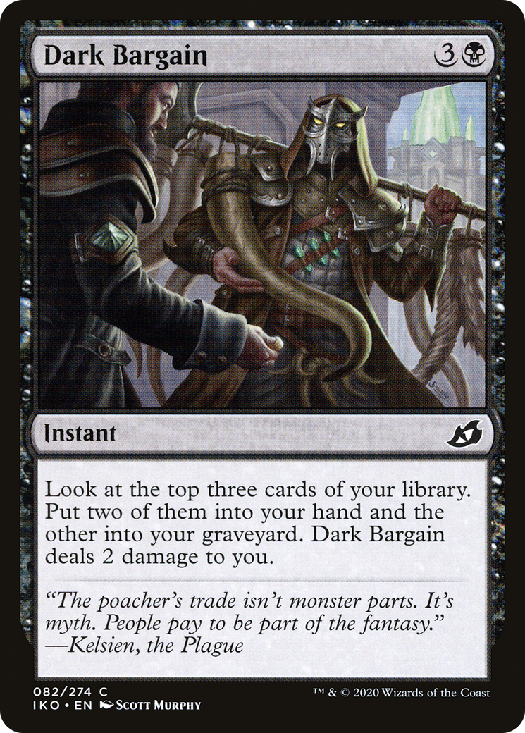 Dark Bargain (82) [Ikoria: Lair of Behemoths] foil - Deck Out Gaming