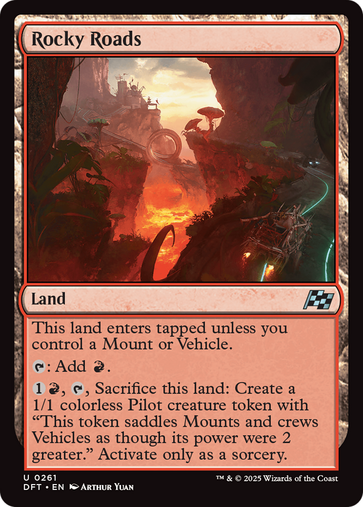 Rocky Roads (261) [Aetherdrift] foil - Deck Out Gaming