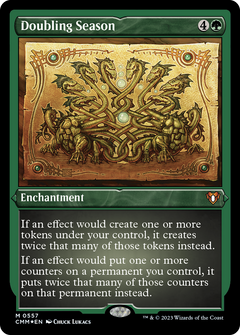 Doubling Season (557) [Commander Masters] etched - Deck Out Gaming