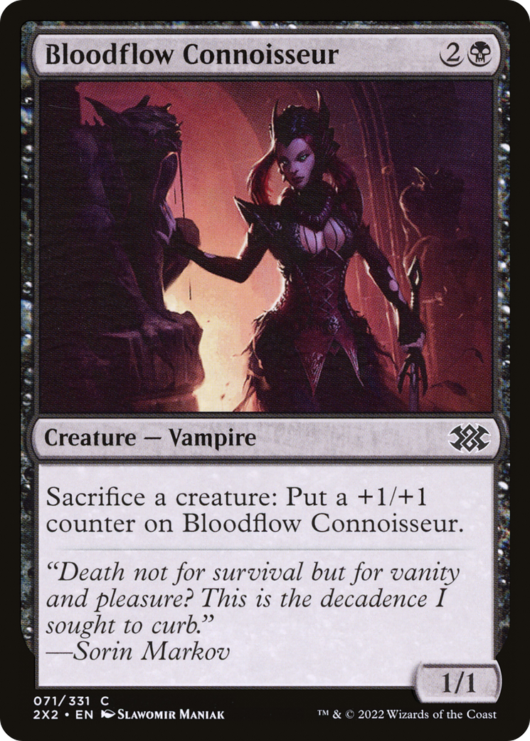 Bloodflow Connoisseur (71) [Double Masters 2022] foil - Deck Out Gaming