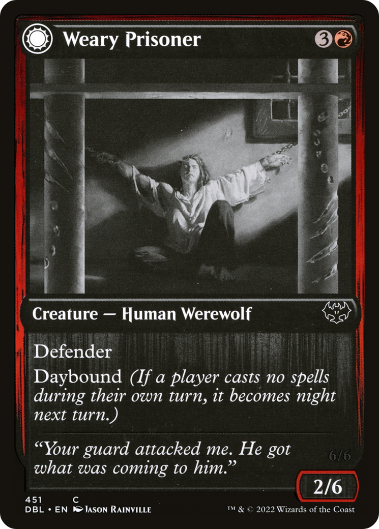 Weary Prisoner (451) [Innistrad: Double Feature] - Deck Out Gaming