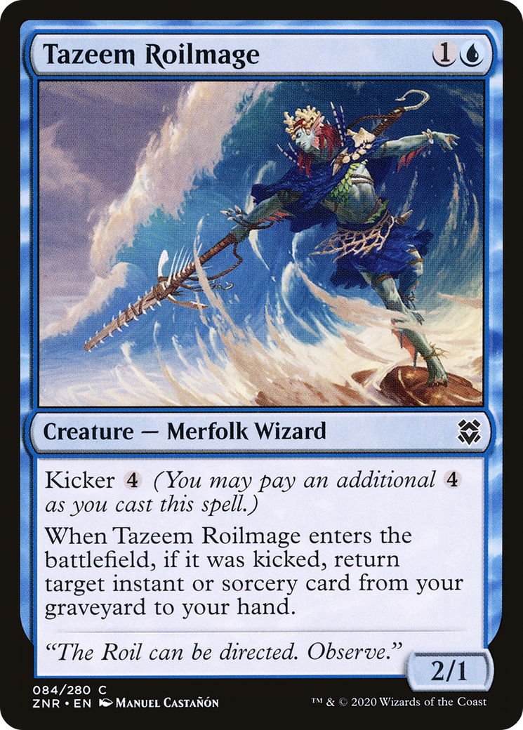 Tazeem Roilmage (84) [Zendikar Rising] foil - Deck Out Gaming