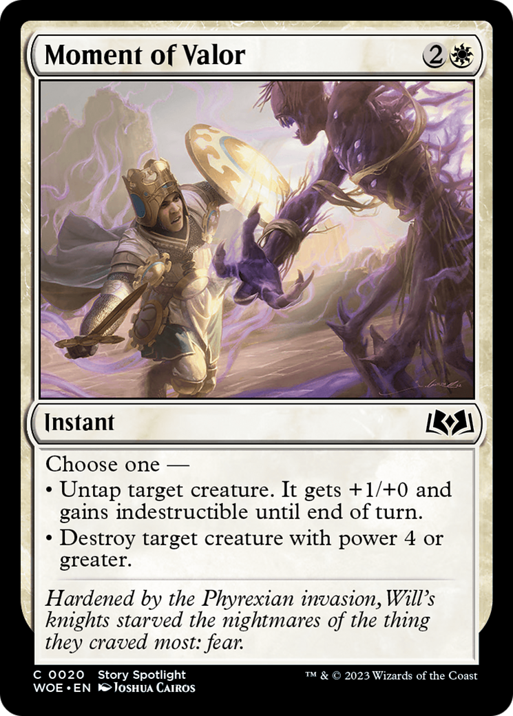 Moment of Valor (20) [Wilds of Eldraine] - Deck Out Gaming
