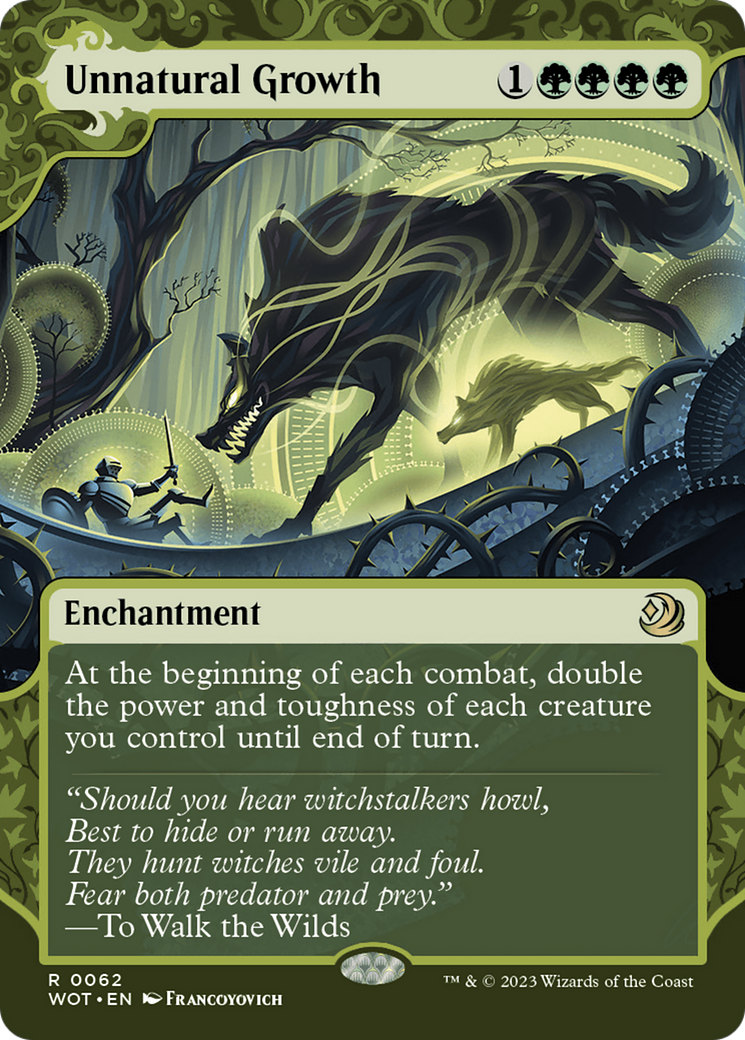 Unnatural Growth (62) [Wilds of Eldraine: Enchanting Tales] - Deck Out Gaming