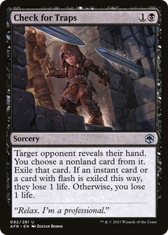 Check for Traps (92) [Adventures in the Forgotten Realms] foil - Deck Out Gaming