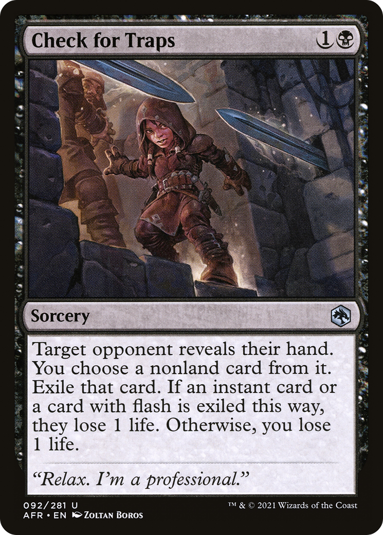 Check for Traps (92) [Adventures in the Forgotten Realms] foil - Deck Out Gaming