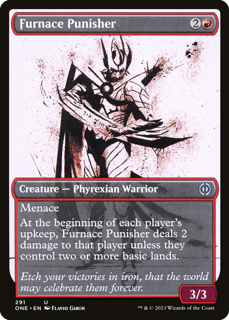Furnace Punisher (Showcase) (291) [Phyrexia: All Will Be One] foil - Deck Out Gaming