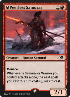 A-Peerless Samurai (A-156) [Kamigawa: Neon Dynasty] - Deck Out Gaming