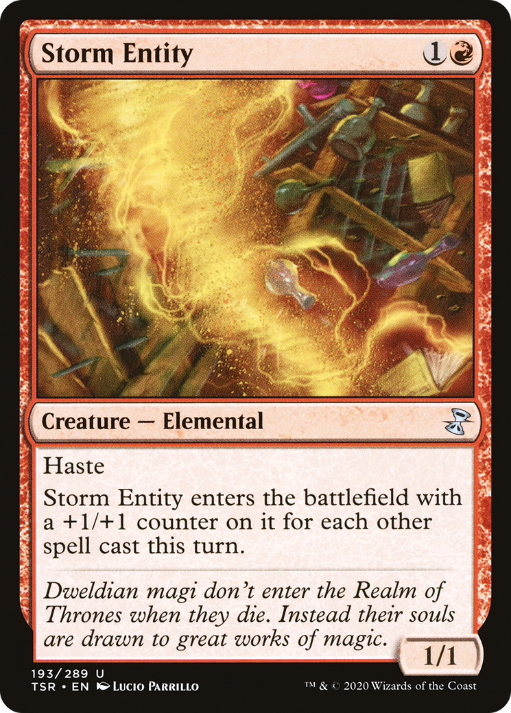 Storm Entity (193) [Time Spiral Remastered] foil - Deck Out Gaming