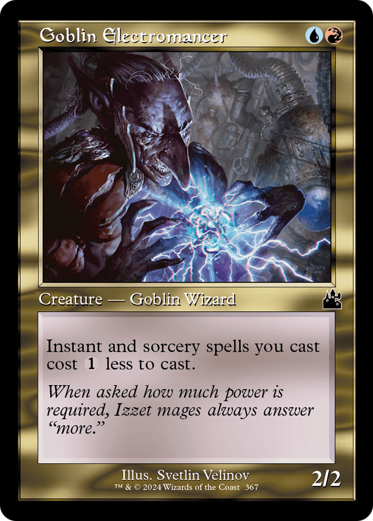 Goblin Electromancer (Retro Frame) (367) [Ravnica Remastered] foil - Deck Out Gaming