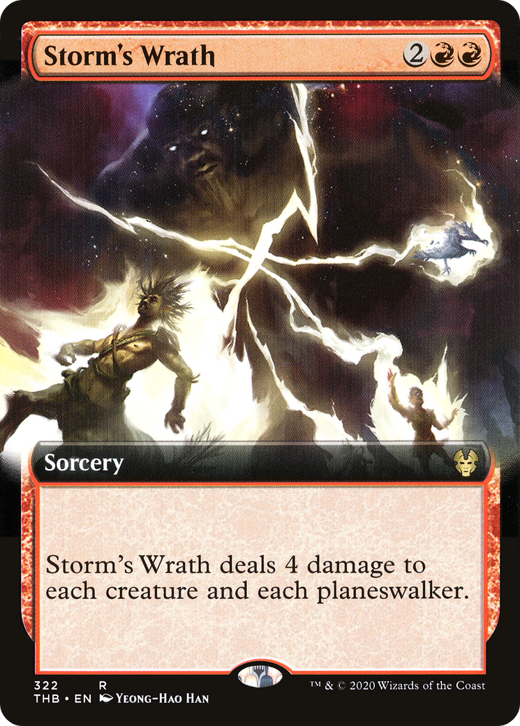 Storm's Wrath (Extended Art) (322) [Theros Beyond Death] foil - Deck Out Gaming