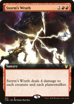 Storm's Wrath (Extended Art) (322) [Theros Beyond Death] foil - Deck Out Gaming