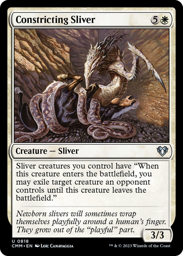 Constricting Sliver (818) [Commander Masters] - Deck Out Gaming
