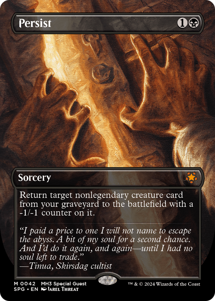 Persist (Borderless) (42) [Special Guests] foil - Deck Out Gaming