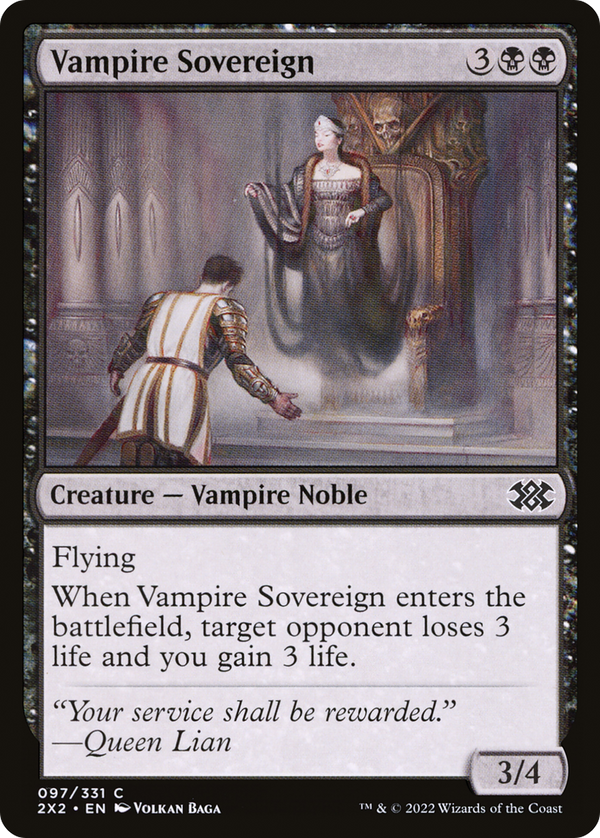 Vampire Sovereign (97) [Double Masters 2022] - Deck Out Gaming