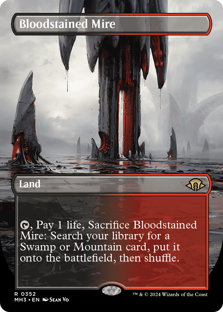 Bloodstained Mire (Borderless) (352) [Modern Horizons 3] - Deck Out Gaming