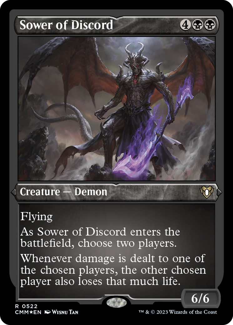 Sower of Discord (522) [Commander Masters] etched - Deck Out Gaming