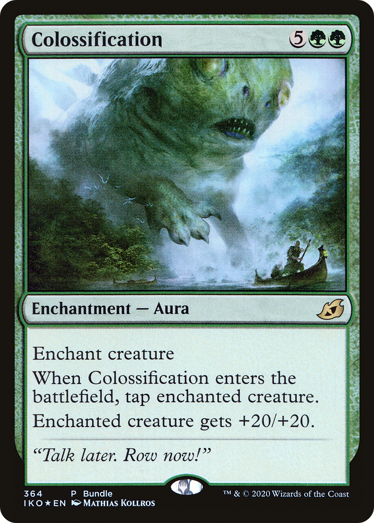 Colossification (IKO Bundle) (364) [Unique and Miscellaneous Promos] foil - Deck Out Gaming