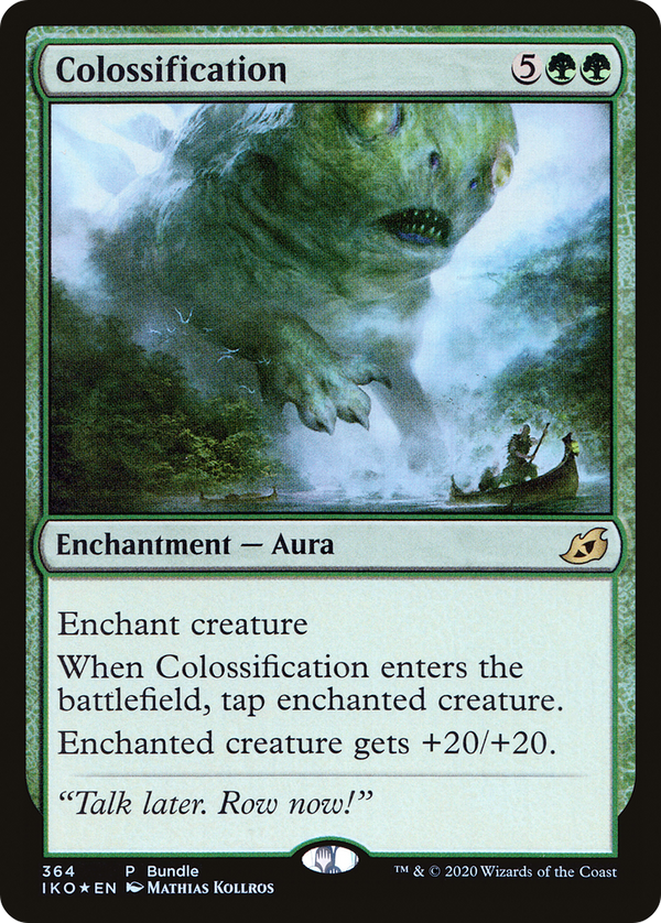 Colossification (IKO Bundle) (364) [Unique and Miscellaneous Promos] foil - Deck Out Gaming