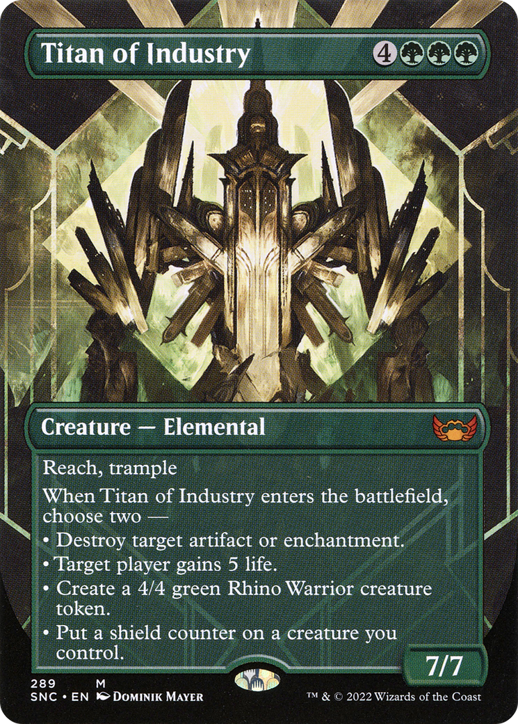 Titan of Industry (Borderless) (289) [Streets of New Capenna] foil - Deck Out Gaming