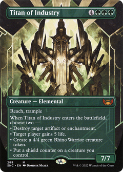 Titan of Industry (Borderless) (289) [Streets of New Capenna] foil - Deck Out Gaming