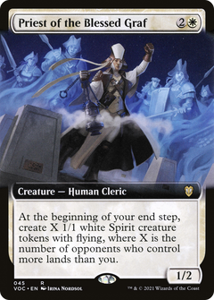 Priest of the Blessed Graf (Extended Art) (45) [Commander: Innistrad: Crimson Vow] - Deck Out Gaming