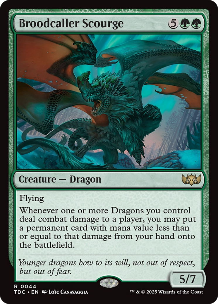 Broodcaller Scourge (44) [Commander: Tarkir: Dragonstorm] - Deck Out Gaming