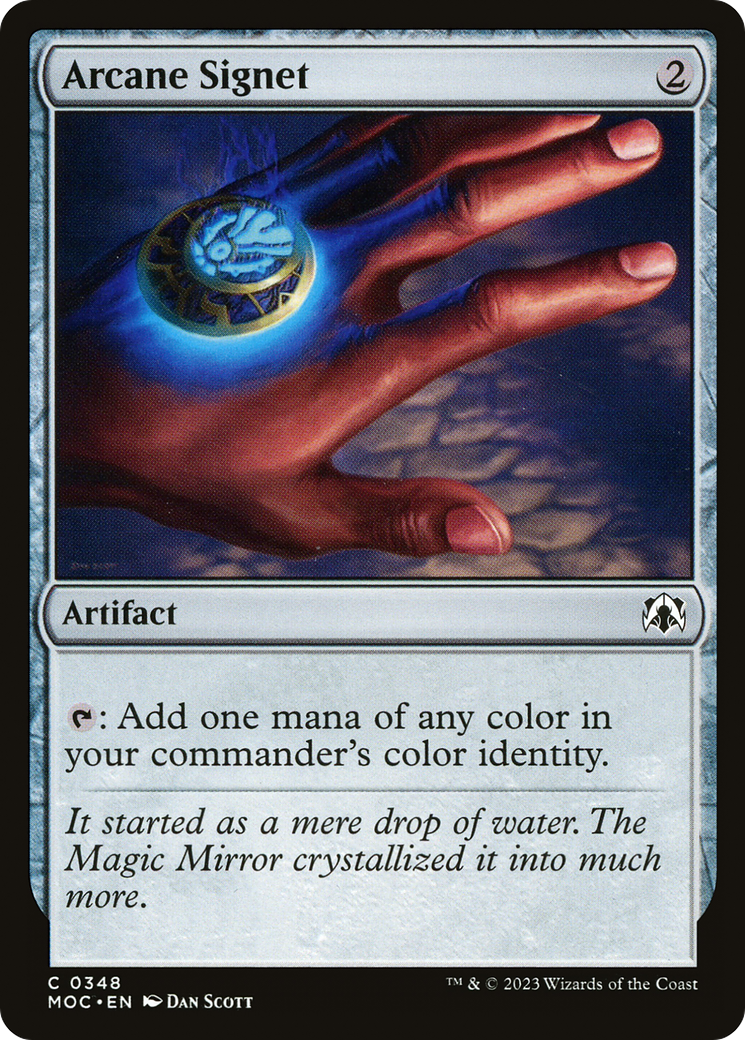 Arcane Signet (348) [March of the Machine Commander] - Deck Out Gaming