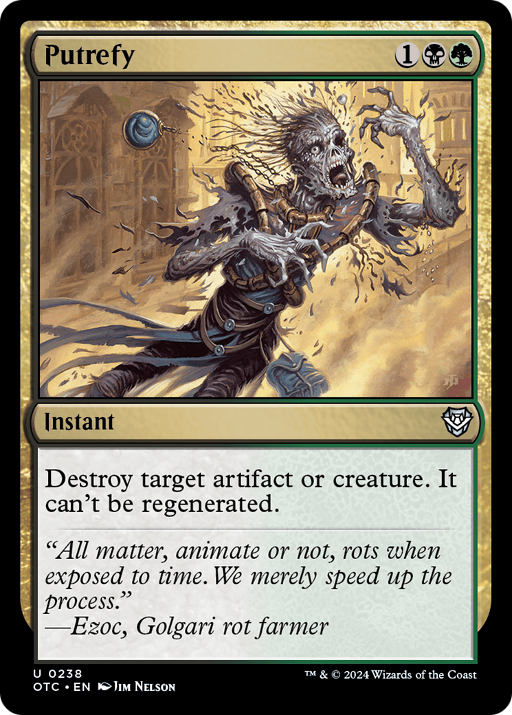 Putrefy (238) [Outlaws of Thunder Junction Commander] - Deck Out Gaming