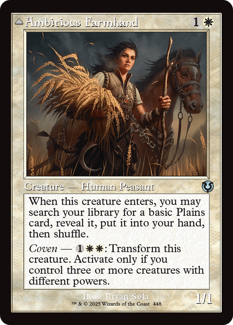 Ambitious Farmhand (Retro Frame) (448) [Innistrad Remastered] - Deck Out Gaming