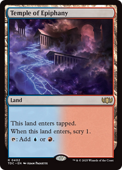 Temple of Epiphany (402) [Commander: Tarkir: Dragonstorm] - Deck Out Gaming